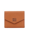 Wallet 5MH0402CSBF0NQY AI24 COGNAC PALISSA - MIU MIU - BALAAN 2