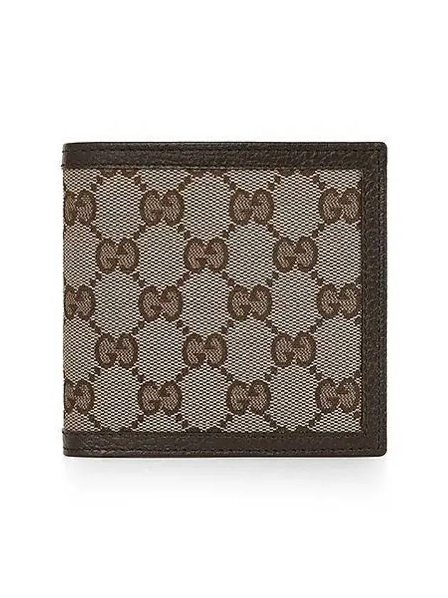 GG Canvas Half Wallet Brown - GUCCI - BALAAN 2