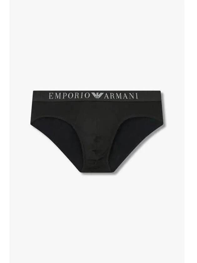 UNDERWEAR Men s Basic Logo Banding Briefs Black - EMPORIO ARMANI - BALAAN 1