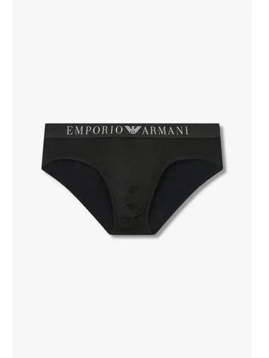 UNDERWEAR ARMANI Max Men s Basic Logo Banding Briefs Black - EMPORIO ARMANI - BALAAN 1