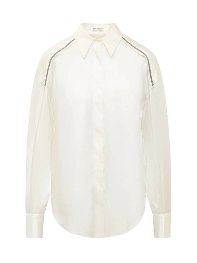 Buttoned Long Sleeve Shirt White - BRUNELLO CUCINELLI - BALAAN 1