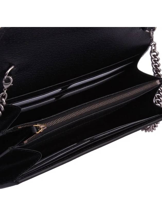 Dionysus Chain Mini Long Wallet Black - GUCCI - BALAAN 4