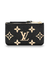 Monogram Empreinte Key Pouch Bag Black - LOUIS VUITTON - BALAAN 5