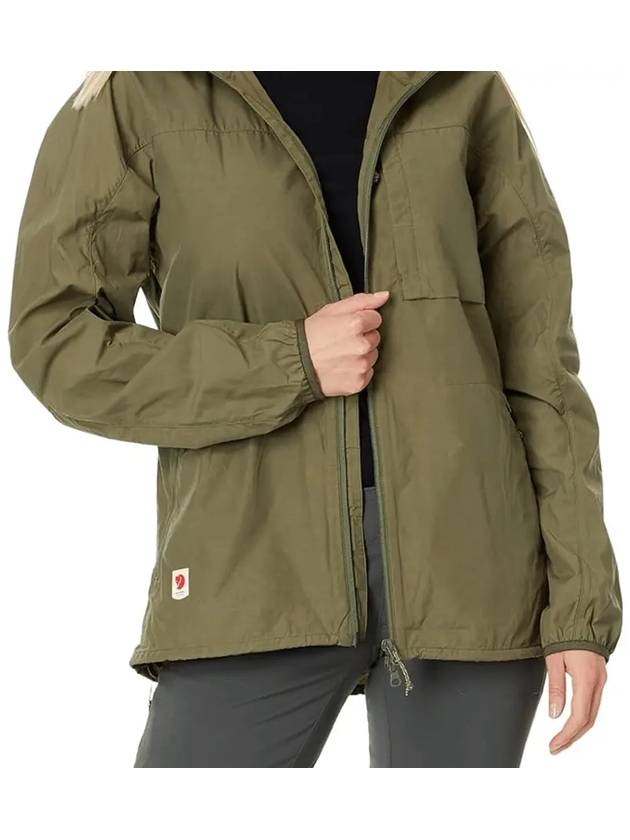 Men's High Coast Wind Jacket Green - FJALL RAVEN - BALAAN 4