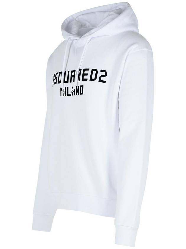 DSQUARED2 White Cotton Sweatshirt - DSQUARED2 - BALAAN 2