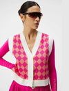 Petra Jacquard Vest Pink - J.LINDEBERG - BALAAN 6