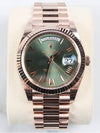 Day Date Olive Green Gold Box 23 Years - ROLEX - BALAAN 1