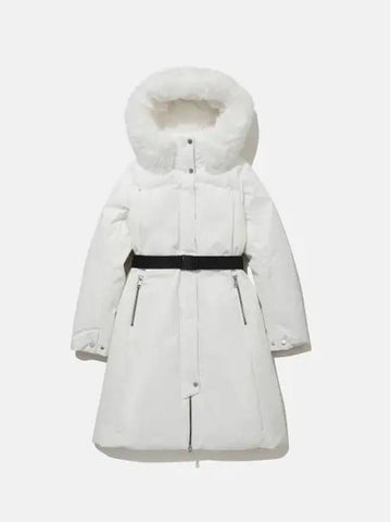 Women s Cannon Coat European Goose Down Ivory SP422SDJO1 - DESCENTE - BALAAN 1