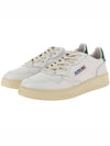 Medalist Green Tab Leather Low Top Sneakers White - AUTRY - BALAAN 4