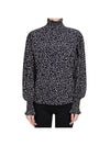 Etoile Yoshi pattern blouse black HT1497 21A022E BKEC - ISABEL MARANT - BALAAN 1