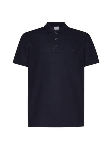 Eddie Polo Shirt Navy - BURBERRY - BALAAN 1