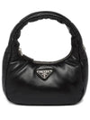 Soft Padded Nappa Leather Mini Bag Black - PRADA - BALAAN 1