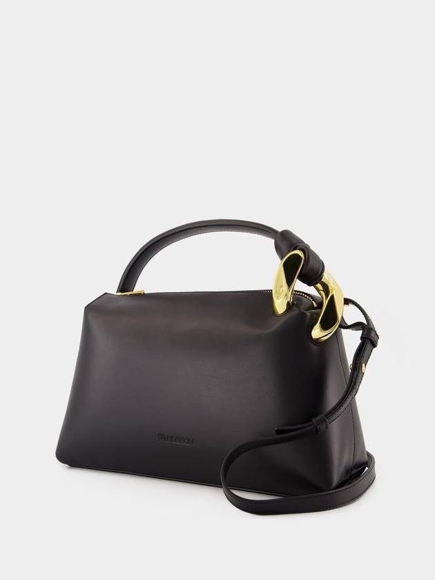 The Jwa Corner Crossbody - J.W. Anderson - Leather - Black - JW ANDERSON - BALAAN 2