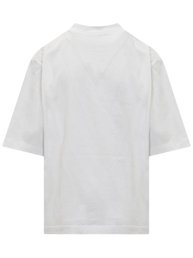 Logo Cotton Short Sleeve T-Shirt White - MARNI - BALAAN 3