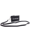 Cash Keyring Card Case Black Silver - BALENCIAGA - BALAAN 4