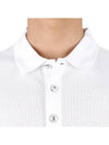 Enamel TB Logo Polo Shirt White - BURBERRY - BALAAN 6