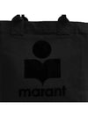 Small Yenky Logo Tote Bag Black - ISABEL MARANT - BALAAN 3