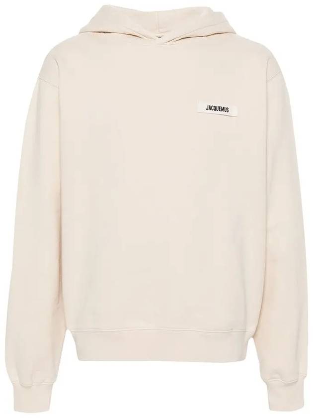 Le Gros Grain Hoodie Beige - JACQUEMUS - BALAAN 3