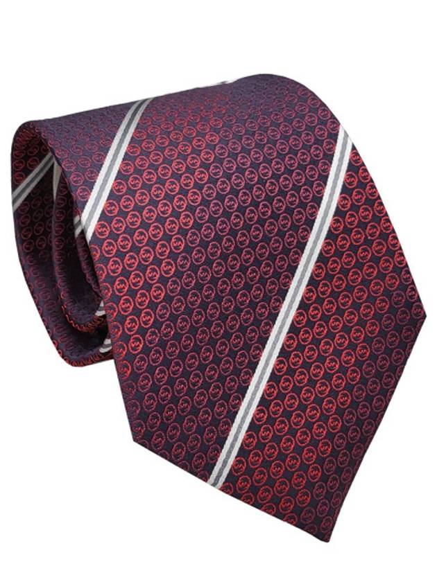interlocking logo silk tie - GUCCI - BALAAN.