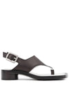 Anatomic Leather Sandals Black - MAISON MARGIELA - BALAAN 1