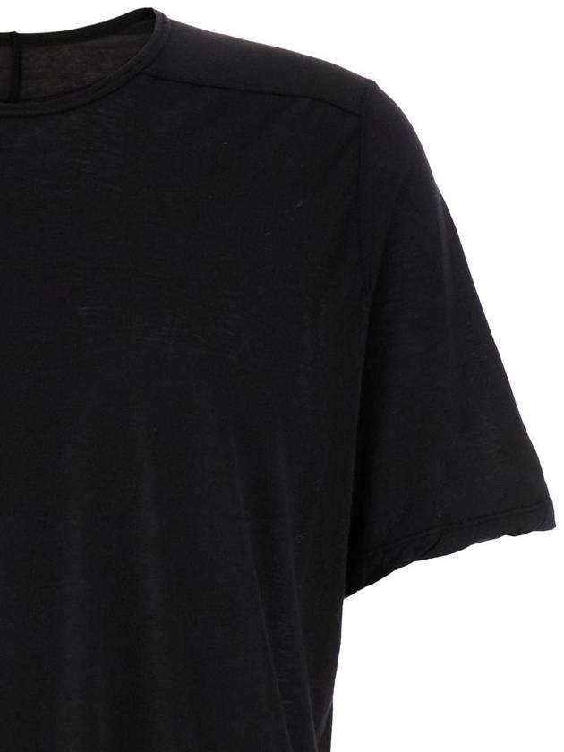 Rick Owens Drkshdw Black Cotton T-Shirt - RICK OWENS - BALAAN 3