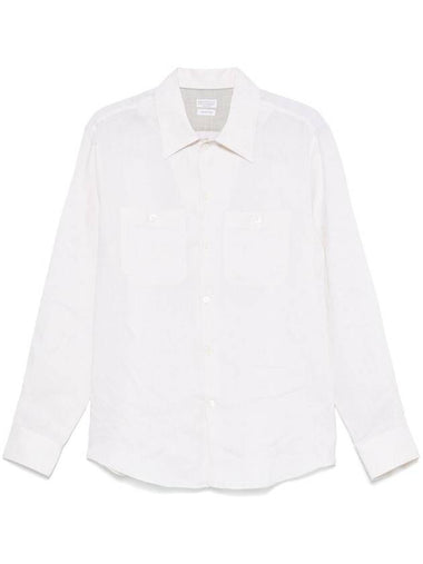 Brunello Cucinelli Shirts Beige - BRUNELLO CUCINELLI - BALAAN 1