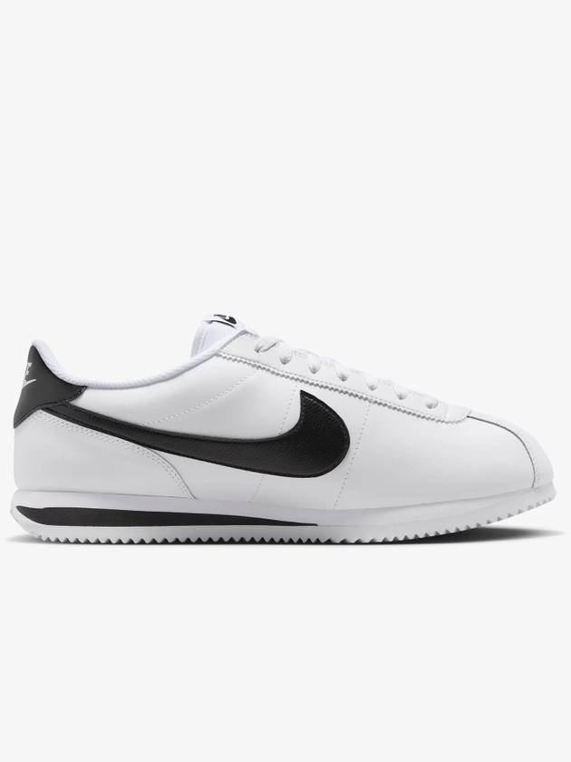 Women's Cortez Low Top Sneakers White Black - NIKE - BALAAN 4