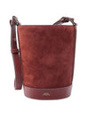 Sac Ambre Small Bucket Bag Brown - A.P.C. - BALAAN.