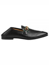 Horsebit Leather Loafers Black - GUCCI - BALAAN 2