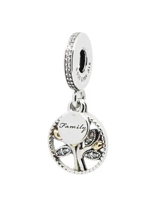 Sparkling Family Tree Dangle Bracelet Charm Gold Silver - PANDORA - BALAAN 2