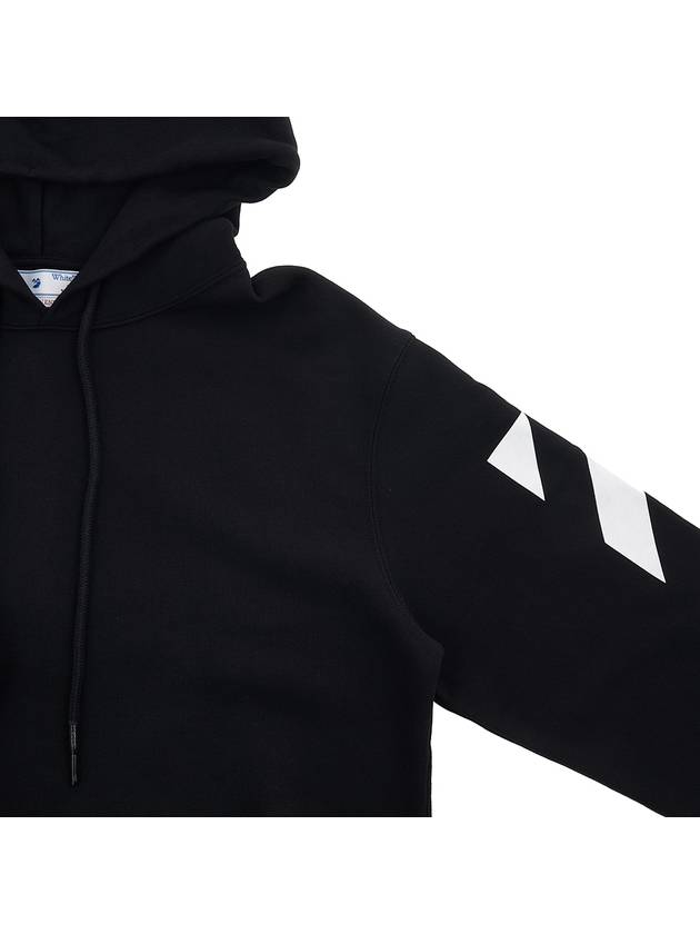 Diag Arrow Printing Hoodie Black - OFF WHITE - BALAAN 6