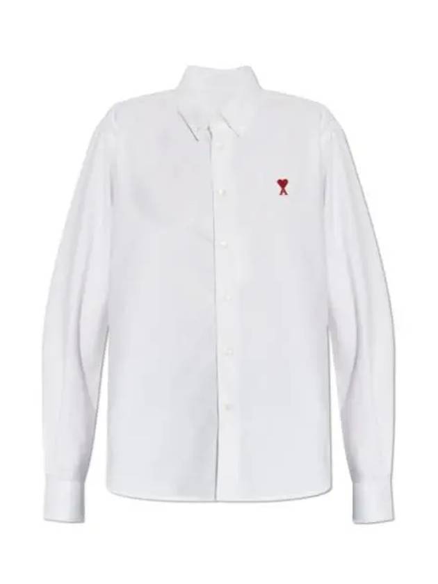 De Coech Long Sleeve Shirt White - AMI - BALAAN 2