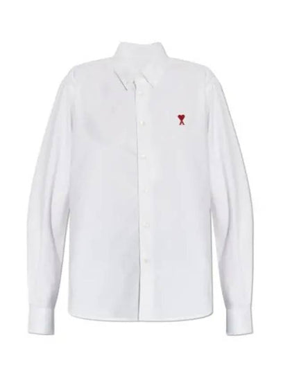 De Coech Long Sleeve Shirt White - AMI - BALAAN 2