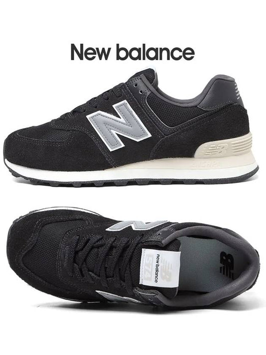 574 Low Top Sneakers Black - NEW BALANCE - BALAAN 2