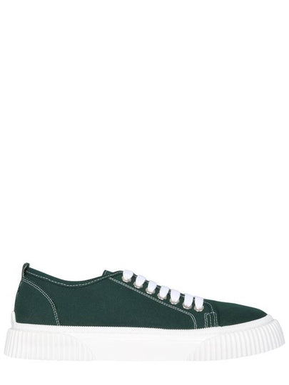 sole canvas low-top sneakers green - AMI - BALAAN 2