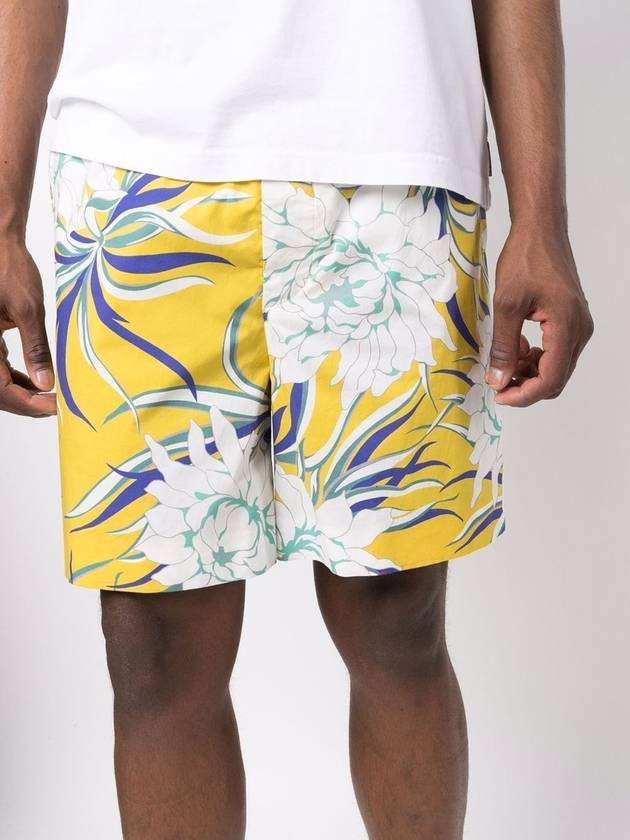 street flower printing shorts yellow - VALENTINO - BALAAN 8