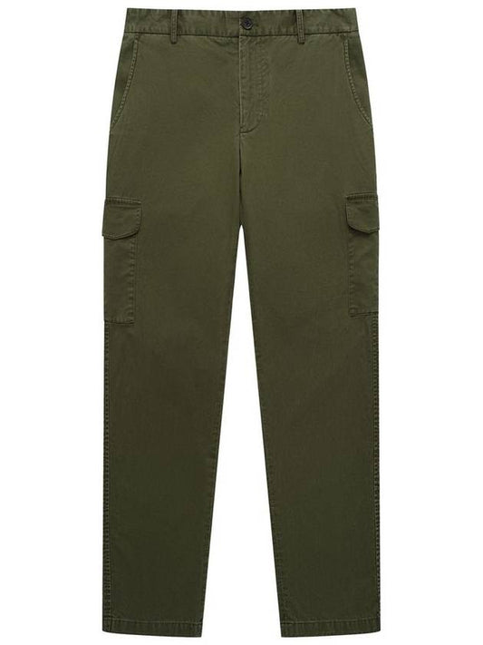 Men's Bio-Washed Cargo Chino Pants Dark Khaki - SOLEW - BALAAN 2