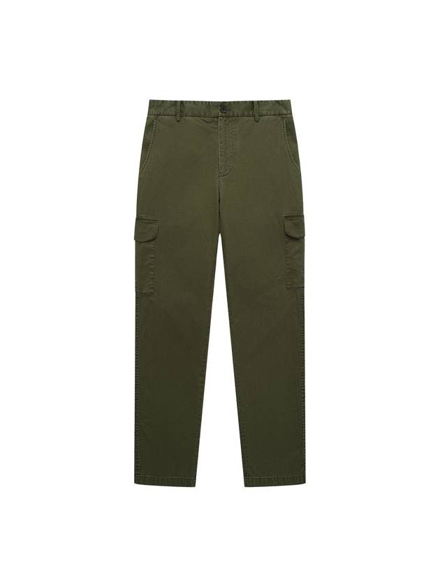 Bio Washing Cargo Chino Straight Pants Dark Khaki - SOLEW - BALAAN 2