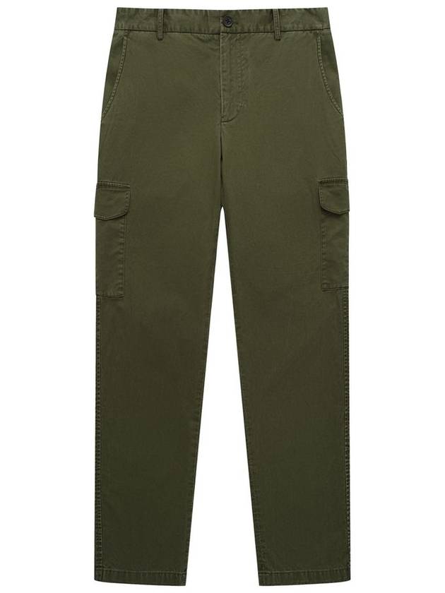 Men's Bio-Washed Cargo Chino Pants Dark Khaki - SOLEW - BALAAN 1