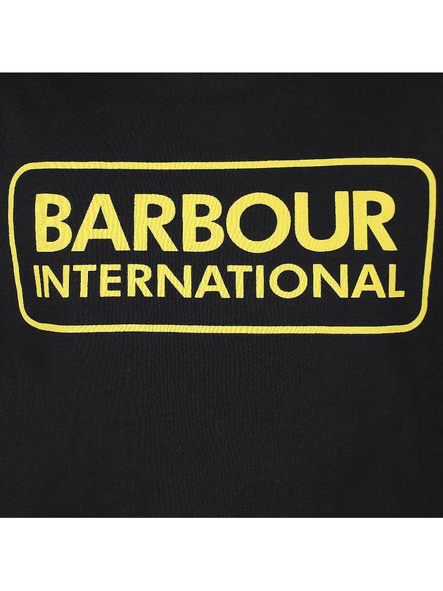 International Logo Cotton Sweatshirt Black - BARBOUR - BALAAN 7