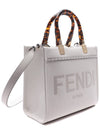 Sunshine Small Leather Tote Bag White - FENDI - BALAAN 4