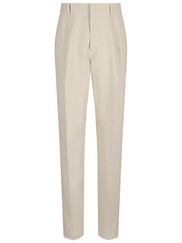 EQATOS LINEN TAPERED TROUSERS - RVR LARDINI - BALAAN 1