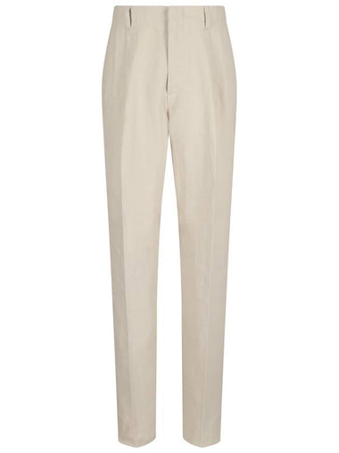 EQATOS LINEN TAPERED TROUSERS - RVR LARDINI - BALAAN 1