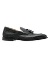 Tassel Leather Loafers Black - BRUNELLO CUCINELLI - BALAAN 1