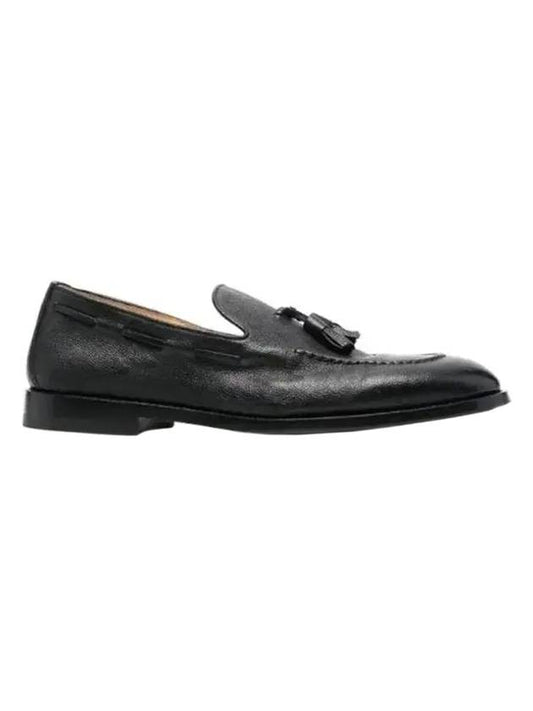 Tassel Leather Loafers Black - BRUNELLO CUCINELLI - BALAAN 1