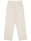 High Waist Cropped Straight Jeans White - A.P.C. - BALAAN 3