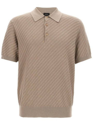 Brioni Knitted Polo Shirt - BRIONI - BALAAN 1