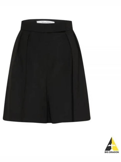 Jessica Virgin Wool Shorts Black - MAX MARA - BALAAN 2