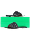 Padded Quilted Slippers Black - BOTTEGA VENETA - BALAAN 11