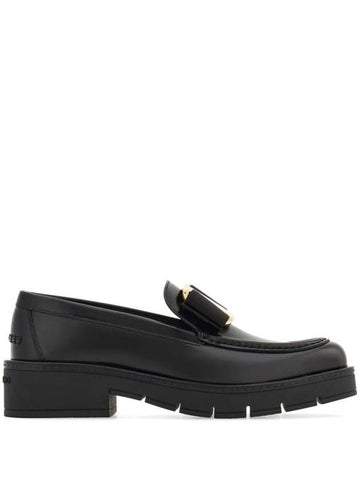 Salvatore Ferragamo Chunky Vara Bow Loafer Shoes - SALVATORE FERRAGAMO - BALAAN 1